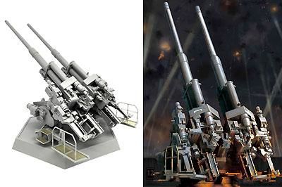 FLAK 40 12.85cm WWII ZWILLING 1/35 TAKOM