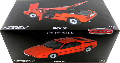 BMW M1 1978 ORANGE 1/18 NOREV