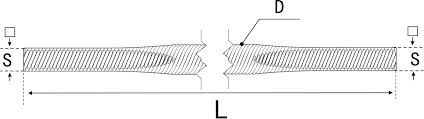 EJE FLEXIBLE 4,76MM X 360MM