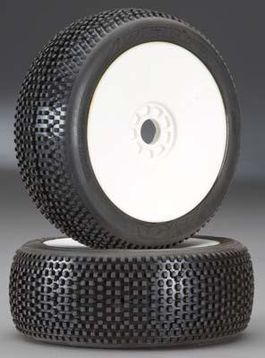 AKA IMPACT MEDIUM WHITE 2UDS BUGGY 1/8