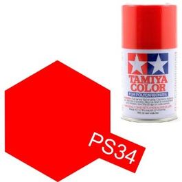 TAMIYA PS-34 ROJO BRILLANTE SPRAY LEXAN