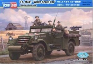 M3A1 WHITE SCOUT CAR 1/35 HOBBYBOSS
