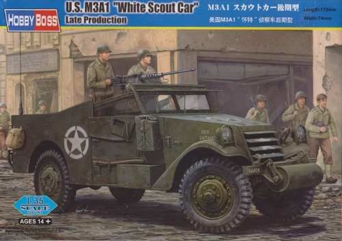 M3A1 LATE WHITE SCOUT CAR 1/35 HOBBYBOSS
