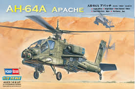 AH-64A APACHE 1/72 HOBBYBOSS