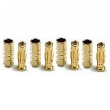 CONECTOR ORO 3.5mm 4 PAREJAS GFORCE