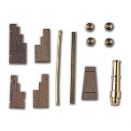 CAÑON 28X6mm 2UD CON CUREÑA CONSTRUCTO