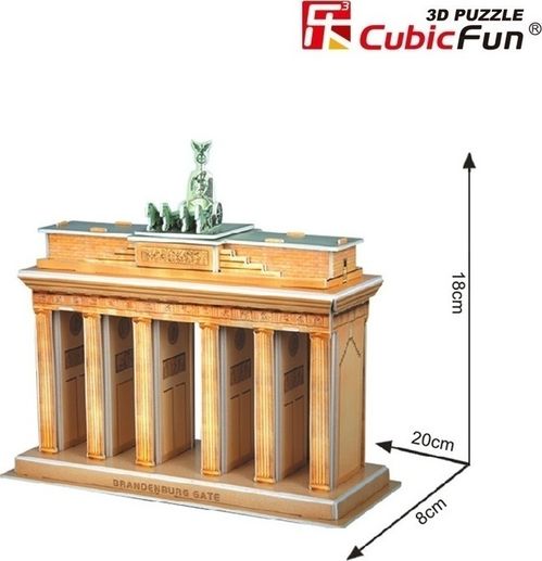 PUERTA BRANDENBURGO 3D CUBIC FUN