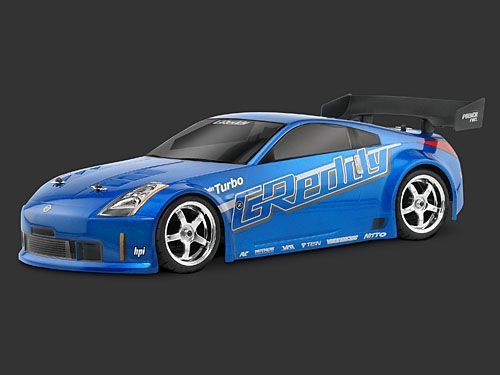 CARROCERIA 350Z 190mm NISSAN 1/10 GREDDY TWIN TURBO HPI