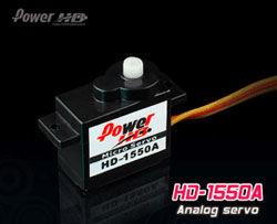 1550A 1.1kg/0.10s/5.5g MICRO SERVO POWER HD