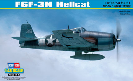 F6F-3N HELLCAT 1/48 HOBBYBOSS