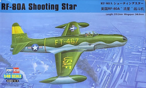 RF-80A SHOOTING STAR FIGHTER 1/48 HOBBYBOSS