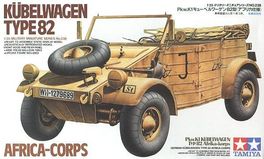 KUBELWAGEN TYPE 82 AFRIKA KORPS 1/35 TAMIYA