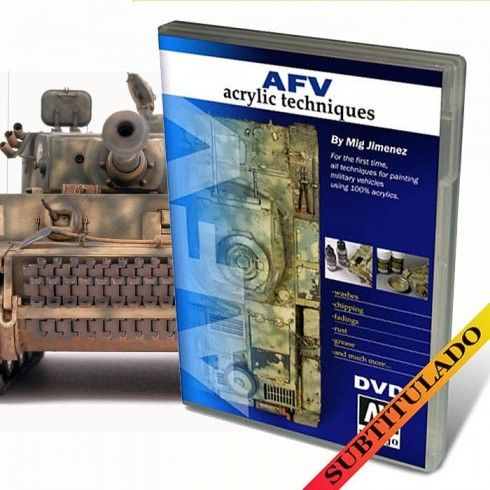 DVD AFV TECNICAS CON ACRILICOS VALLEJO