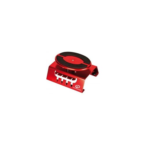 SOPORTE GIRATORIO COCHE 1/8 ROJO ROBITRONIC