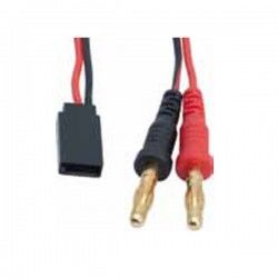 CABLE CARGA FUTABA  CON BANANAS 4mm 16AWG (30cm)