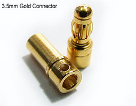 CONECTOR ORO 4MM MACHO BANANA