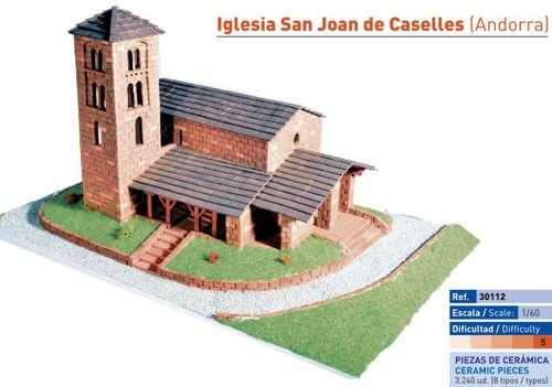 IGLESIA SAN JOAN DE CASELLES KIT CONSTRUCCION KERANOVA