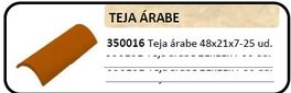 TEJA ARABE 48X21X7 25UD CERAMICA KERANOVA