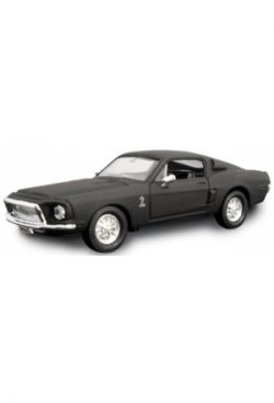 MUSTANG SHELBY GT500KR 1968 NEGRO MATE 1/43 ROAD SIGNATURE