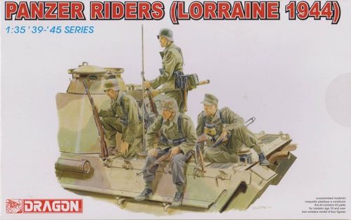 TANK RIDERS LORRAINE 1944 WWII 1/35 DRAGON
