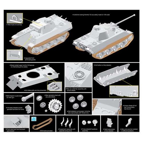 PANTHER AUSF. D V2 1/35 DRAGON