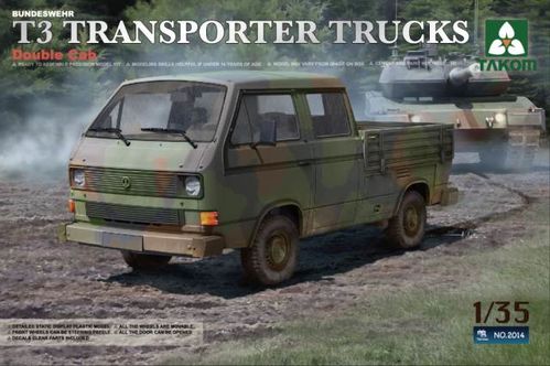 VW T3 TRANSPORTER DOBLE CABINA 1/35 TAKOM