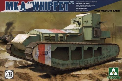 MKA WHIPPET TANQUE MEDIO WWI 1/35 TAKOM