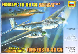JUNKERS JU-88 G6 NIGHT FIGHTER 1/72 ZVEZDA