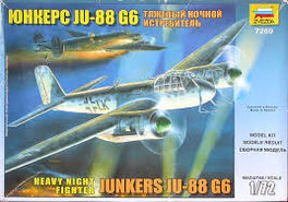 JUNKERS JU-88 G6 NIGHT FIGHTER 1/72 ZVEZDA