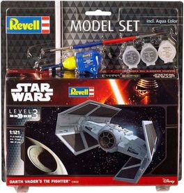 TIE ADVANCED VADER STAR WARS 1/121 REVELL STARTER SET