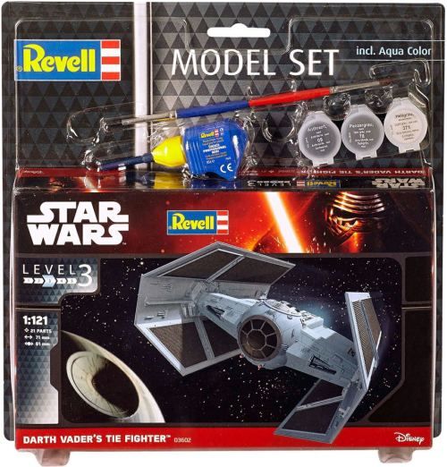 TIE ADVANCED VADER MODEL SET STAR WARS 1/121 REVELL