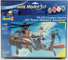 APACHE AH-64D 100 MILITARY MODEL SET 1/48 REVELL