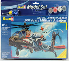 APACHE AH-64D 100 1/48 REVELL STARTER SET