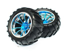 RUEDAS MONSTER ROJAS 1/10 HSP 2UDS