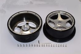 LLANTA DEL. BAJA 1/5 2 UDS NYLON+ALUMINIO