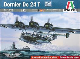 DORNIER DO24 T WAL 1/72 ITALERI CALCAS ESPAÑOLAS