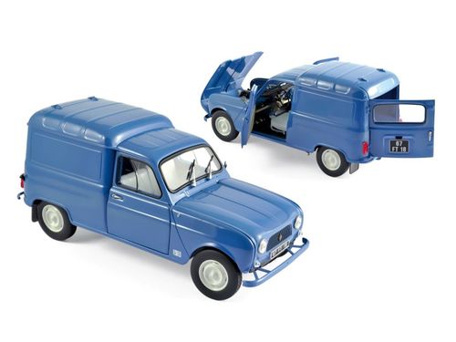 RENAULT 4 FURGONETA 1965 AZUL 1/18 NOREV